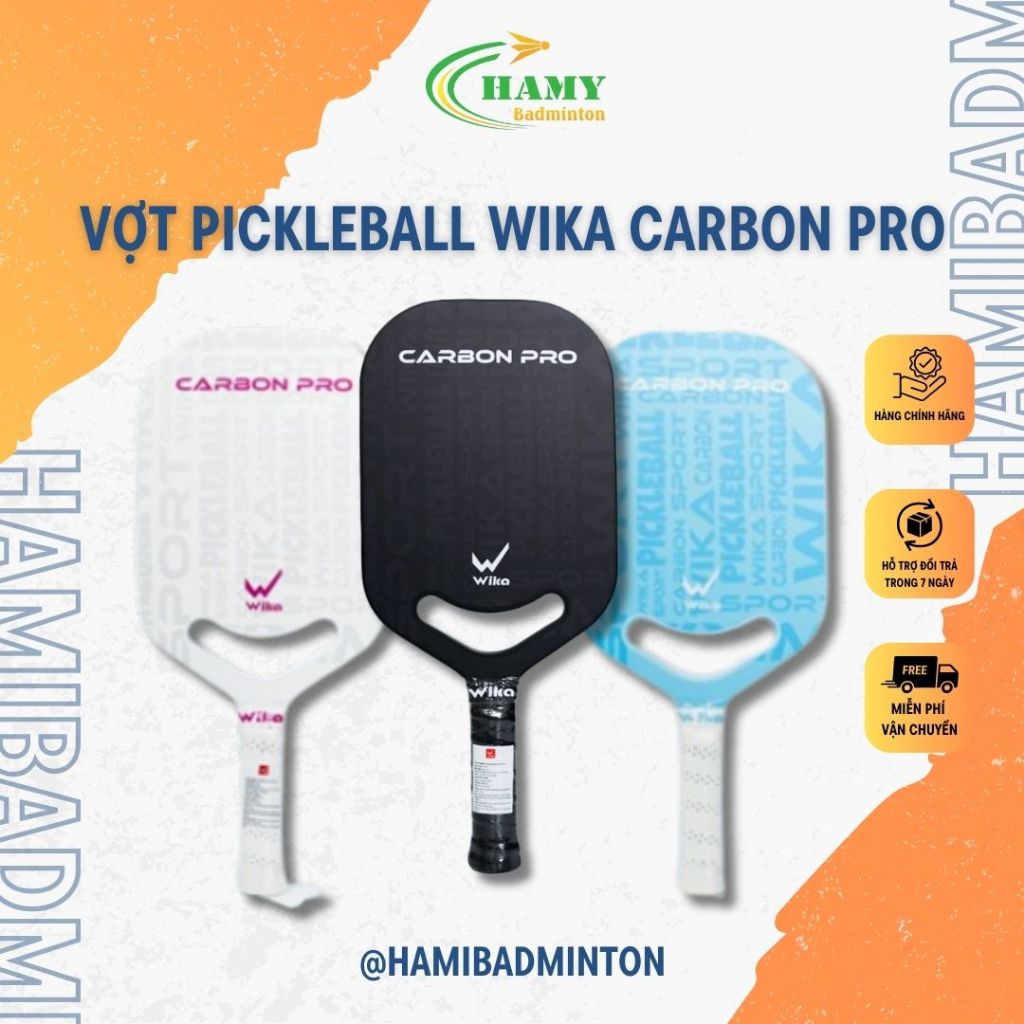 Vợt Pickleball Wika Carbon Pro, Vợt Pickleball Wika Carbon Pro T1000 chính hãng