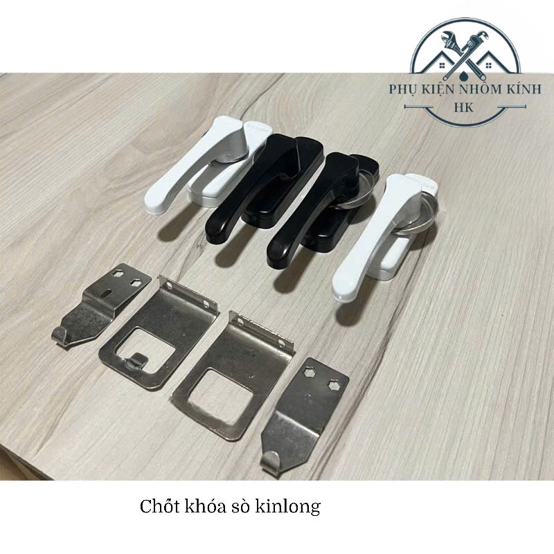 ( Hàng tốt ) Khóa sò tay gạt KinLong chính hãng cửa sổ lùa XingFa - Chốt khoá sò cửa lùa nhôm - Khoá