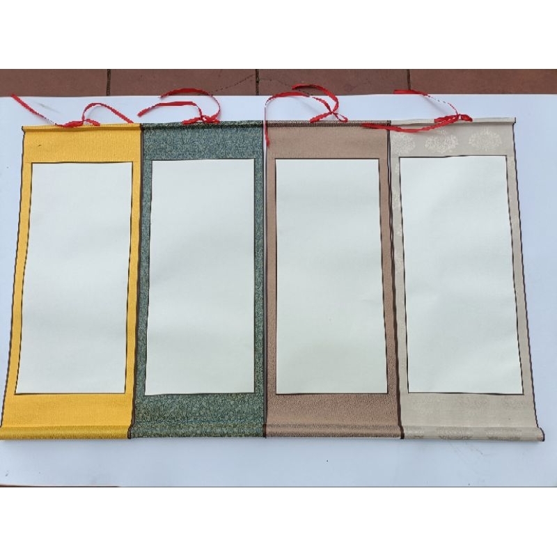 Biểu lụa viết thư pháp kích thước 32*80