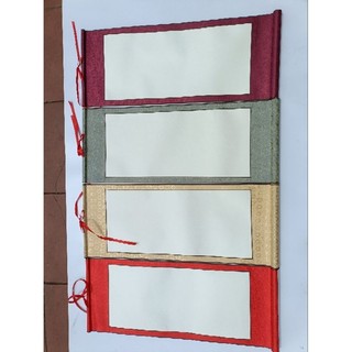 Biểu lụa viết thư pháp kích thước 32*80