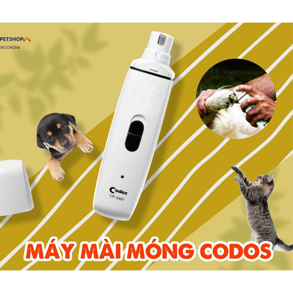 MÁY MÀI MÓNG CODOS CP-3300 - mài móng chó mèo chuyên dụng