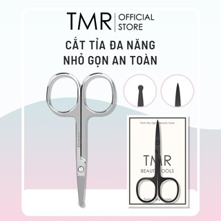 Kéo cắt tỉa lông mũi TMR đầu tròn an toàn, thép không gỉ cao cấp, thiết kế nhỏ - gọn - ghẹ - an toàn