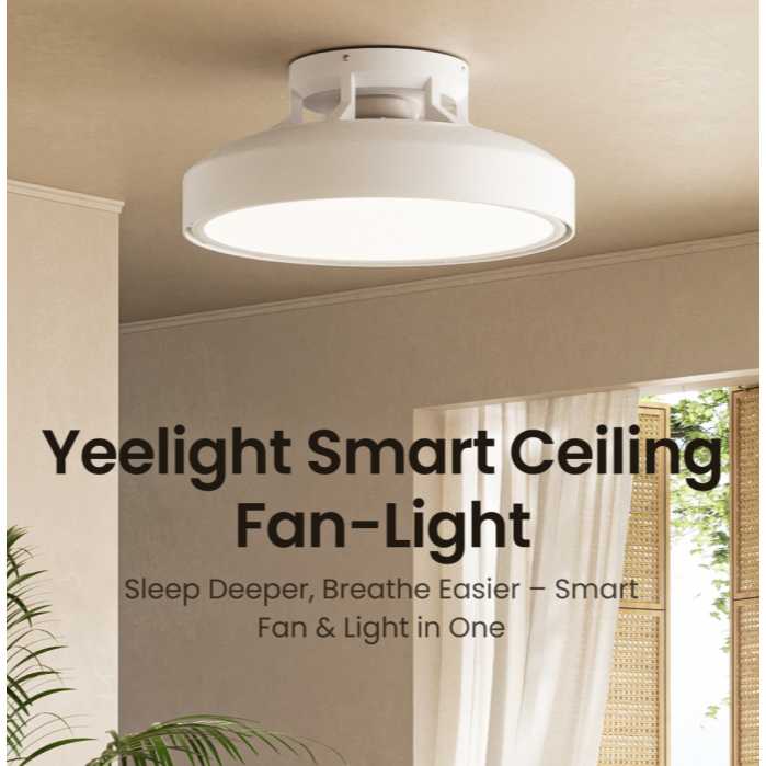 [HOT] ĐÈN LED QUẠT TRẦN KHÔNG CÁNH THÔNG MINH YEELIGHT TURBO/ MI-JIA 42inch - động cơ DC Inverter êm ái tiết kiệm điện