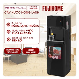 Cây nước nóng lạnh bình âm nhập khẩu Fujihome tiết kiệm điện, máy nước uống nóng lạnh bình lọc hút gia đình