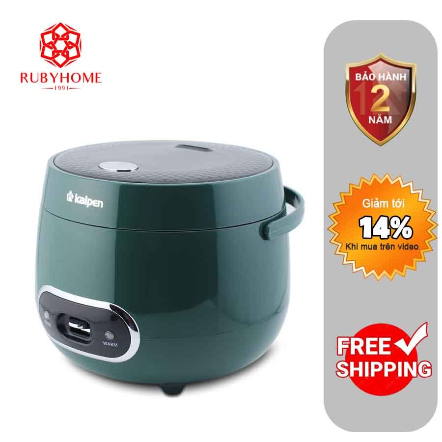 Nồi cơm điện Kalpen R2 ủ ấm 3D 500W, nồi cơm điện mini 1,2L, nồi cơm điện cao cấp chính hãng