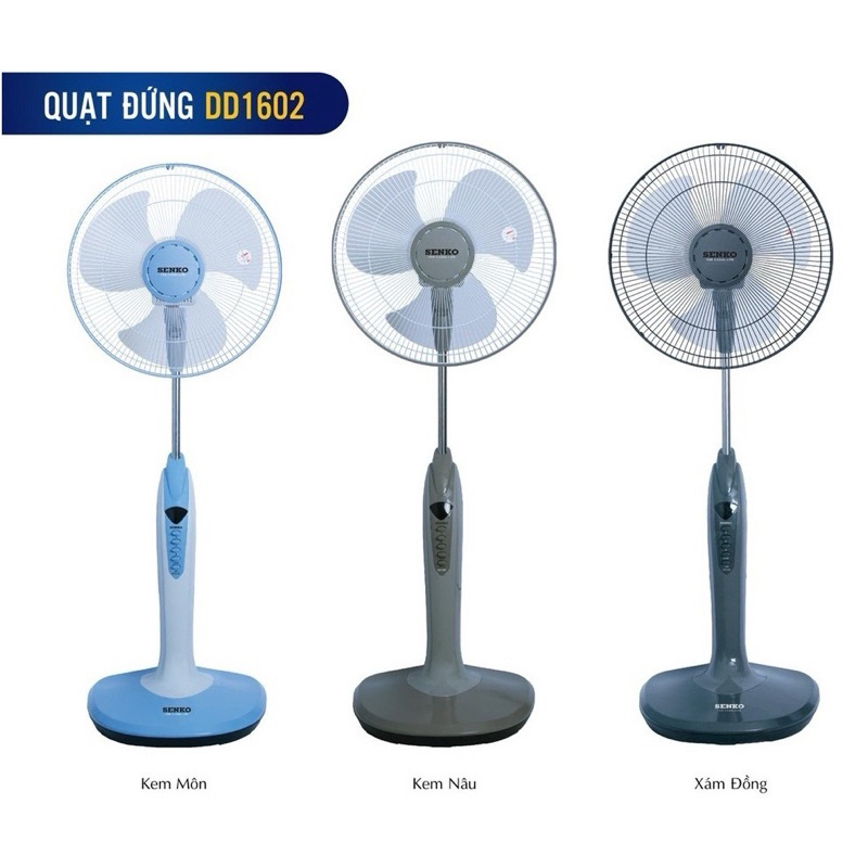 Quạt đứng SENKO DD1602 47w - Nút nhấn