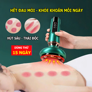 Máy cạo gió giác hơi Dahano máy giác hơi cầm tay sạc điện thông minh 12 cấp độ hút không dùng lửa 
