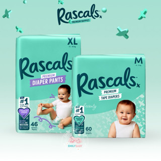  Tã Bỉm Rascal + Friends cho bé size Jumbo NB S M L XL XXL 