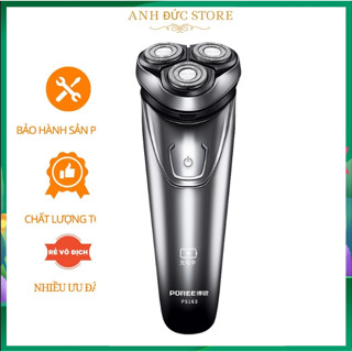 Máy cạo râu Flyco Fs339,  Poree PS163 ba lưỡi, sạc nhanh, pin khỏe, cạo ướt, cạo với kem bọt