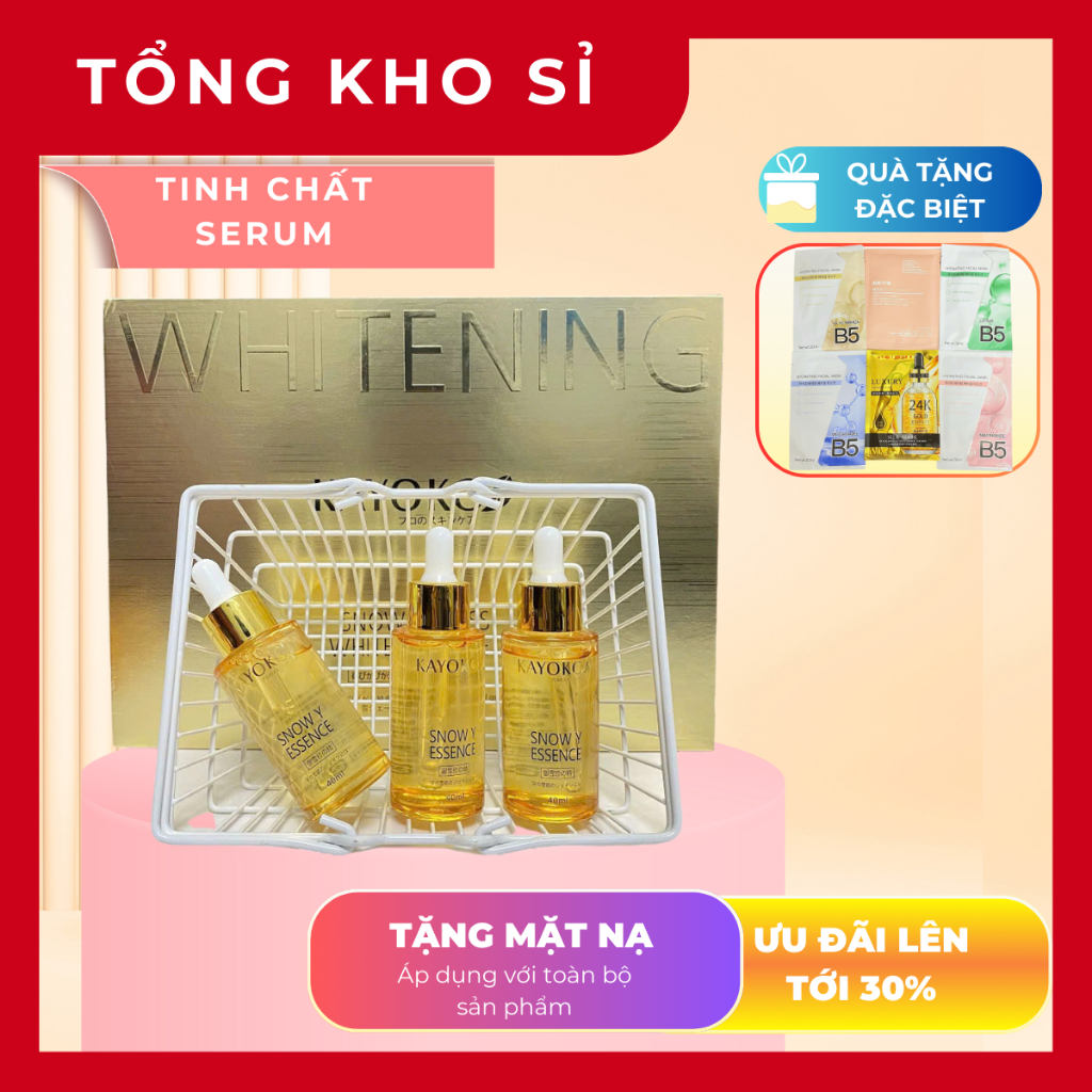 SERUM KAYOKO 5IN1 VÀNG CẤP ẨM TRẮNG DA CĂNG BÓNG