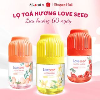 Lọ tỏa hương Loveseed hương thơm tự nhiên dễ chịu khử mùi sáp thơm phòng thế hệ mới 60 ngày - 200ml