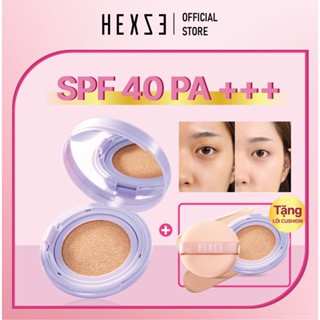 Cushion chống nắng kiềm dầu HEXZE 12G, Phấn nước cấp ẩm, lâu trôi, bảo vệ da,SPF 40+,PA+++ TẶNG LÕI FULLSIZE