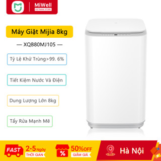  Xiaomi Máy giặt hoàn toàn tự động Mijia Tỷ lệ loại bỏ vết cắn > 99,6% Tiết kiệm điện nước Dung tích lớn 8kg 