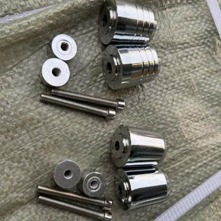  Gù SH tạ chống rung tay lái inox 304 - gù inox PTXM HD 