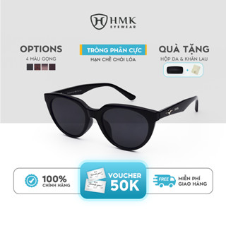  Kính Mát Phân Cực HMK Eyewear Dáng Mắt Mèo Thời Trang Chống Tia UV Bảo Vệ Mắt Toàn Diện - KM8759 