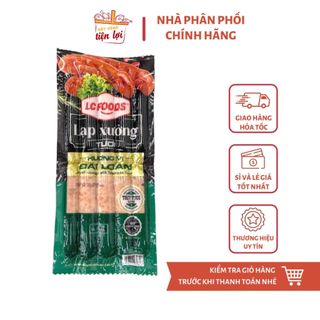 Lạp Xưởng nướng đá Tươi LC Foods 700gr/10 cây (Giao hàng hoả tốc TPHCM)