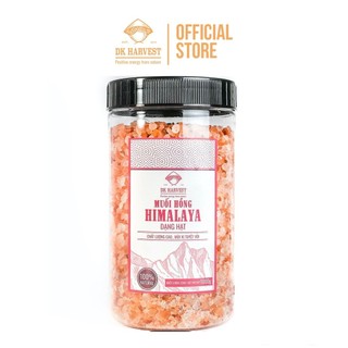 Muối hồng himalaya dk harvest dạng hạt và dạng nhuyễn hũ 500g, hũ 1kg
