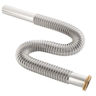  Ống xả ruột gà bộ xả xiphong chậu lavabo bồn rửa chén ống thoát nước máy giặt chất liệu Inox 304 