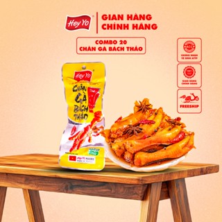 Combo 20 gói Chân Gà Bách Thảo 40g, chân gà vị cay tê hàng Việt Nam thơm ngon chất lượng - Heyyo