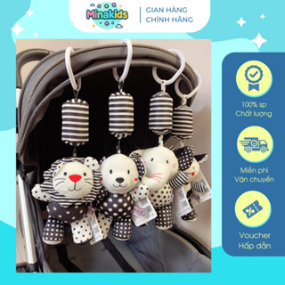 Thú Bông Treo Nôi Kích Thích Thị Giác Đồ Chơi Treo Xe Đẩy Đen Trắng TOLOLO Cho Bé TN37 
