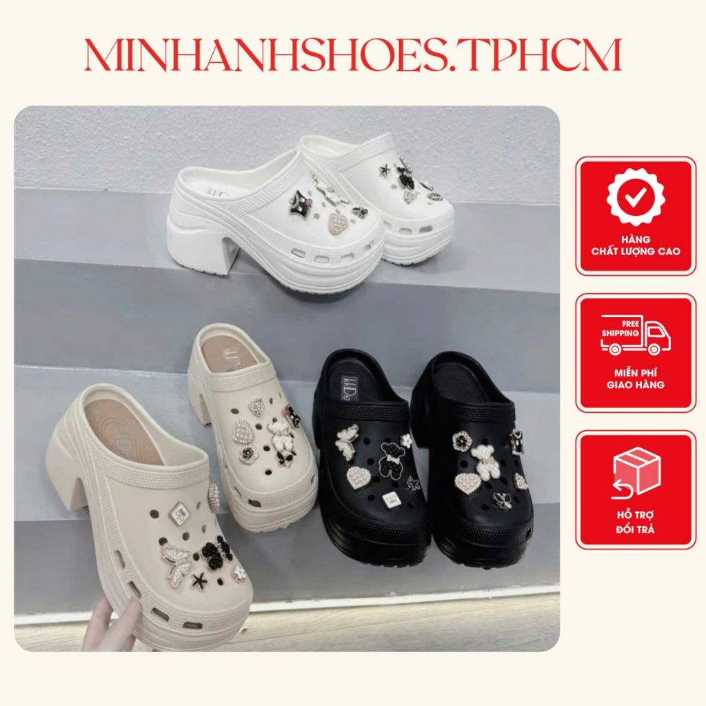 Dép sục nữ đế cao 8.5CM mẫu mới, dép đi chơi đi biển dành cho nữ (313)