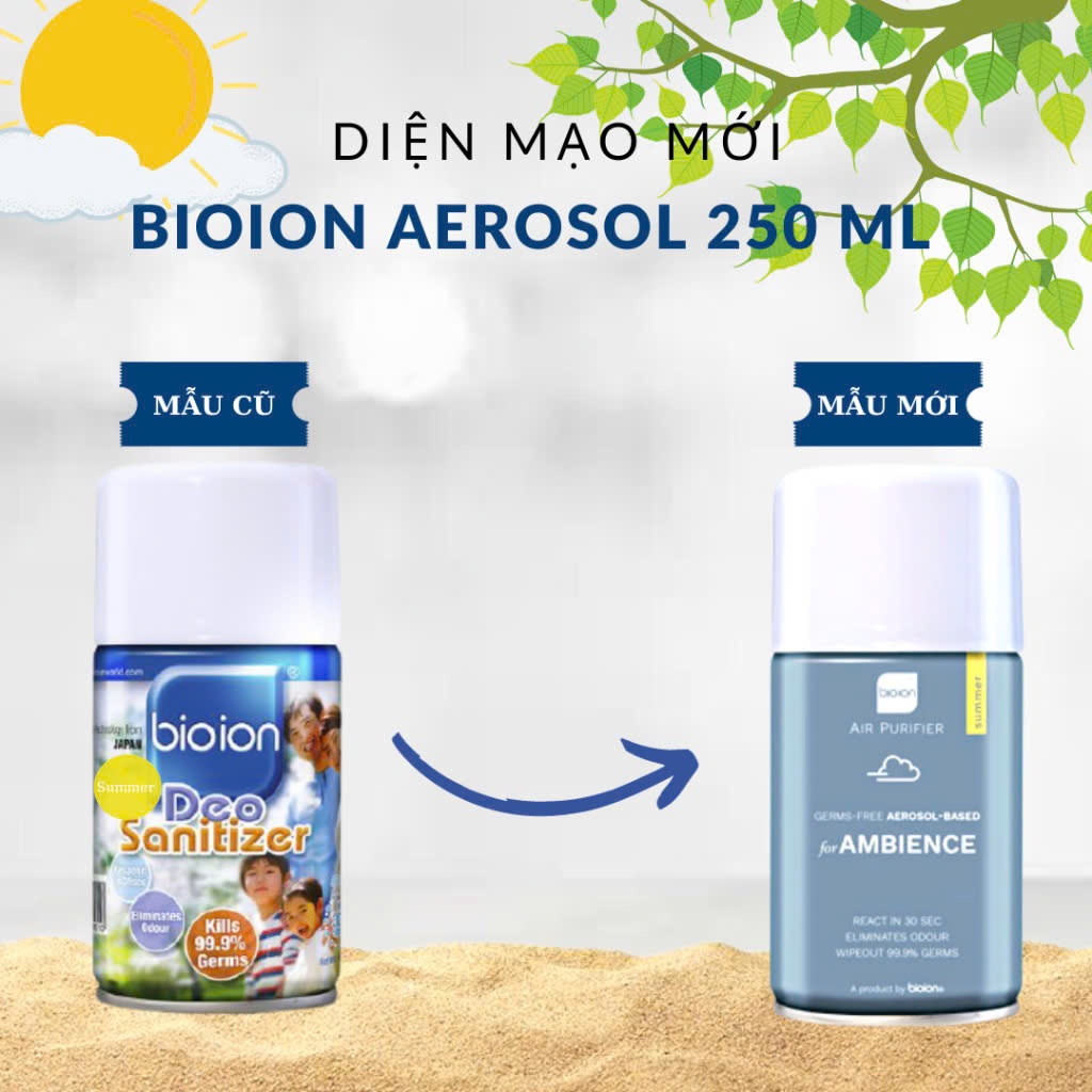 [YÊU THÍCH] BÌNH XỊT KHỬ MÙI SẠCH KHUẨN BIOION