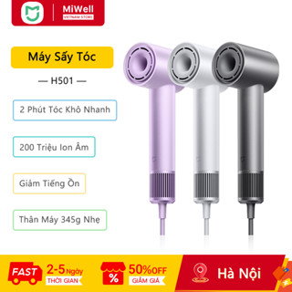Xiaomi Mijia Máy sấy tóc tốc độ cao H501, Tóc khô nhanh 2 phút, 200 triệu ion âm, Giảm tiếng ồn để làm quà tặng