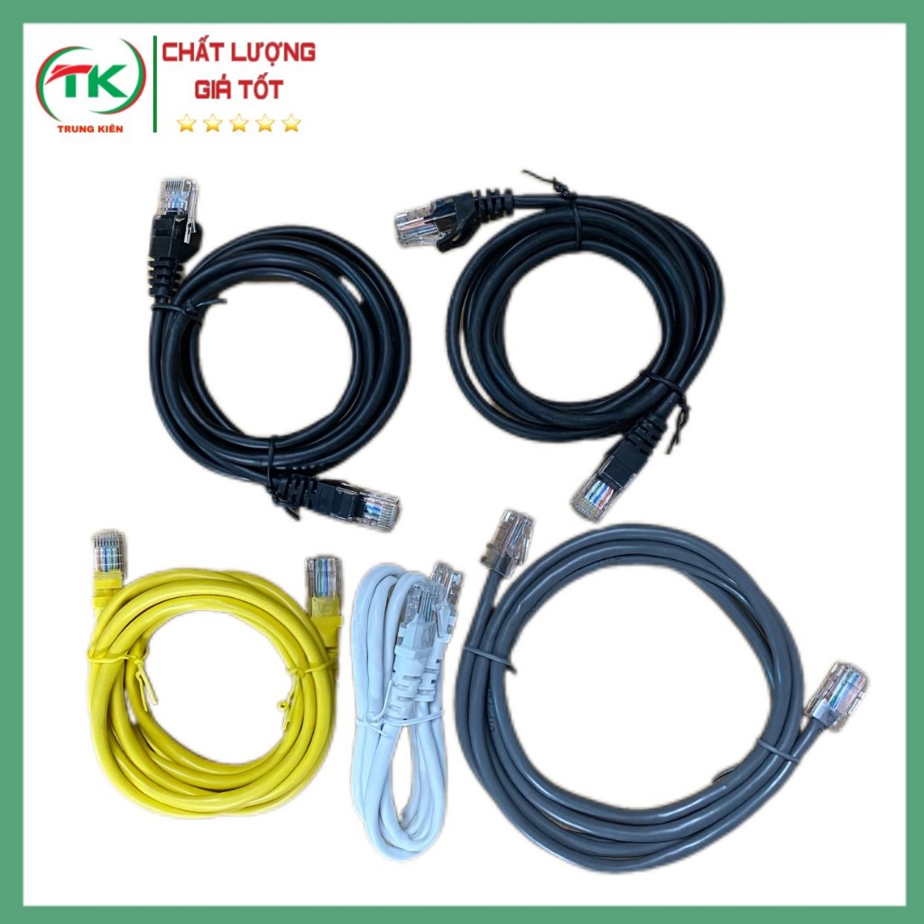 Dây Mạng Cat6 - Dây Mạng Bấm Sẵn 2 Đầu Mạng ( Từ 1.5M - đến 100M)