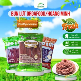 Bún Gạo Lứt Đỏ Đen Hoàng Minh / Orgafood EAT CLEAN 500g Thức Ăn Healthy Giảm Cân Cho Người Ăn Kiêng