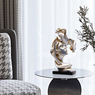 Tượng Trang Trí Đôi Tình Nhân Decor Tủ Kệ Phòng Khách Phòng Ngủ