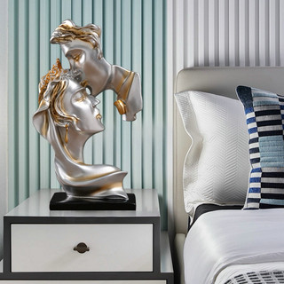 Tượng Trang Trí Đôi Tình Nhân Decor Tủ Kệ Phòng Khách Phòng Ngủ