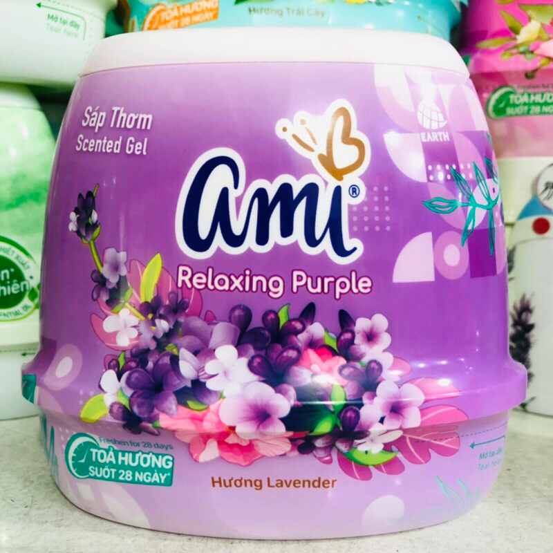 Sáp thơm Ami thư giãn hương hoa oải hương 200g