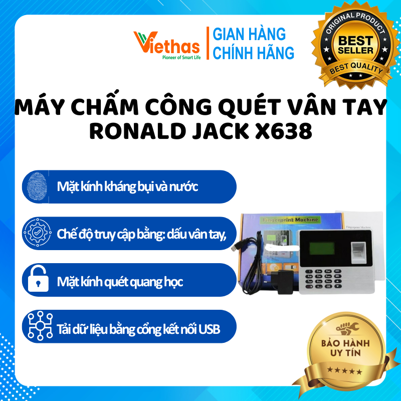 Máy chấm công vân tay Wise Eye X638