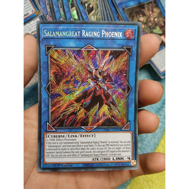 [Yugioh Biên Hòa Store] 1 lá thẻ bài Salamangreat Raging Phoenix - RA04-EN083