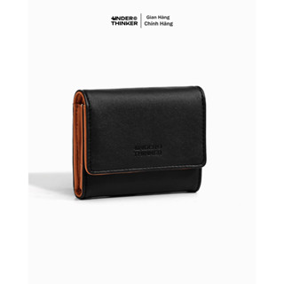 Ví Da Gập Ba Nam Nữ LOGAN Dập Chìm Monogram Kháng Nước Unisex Chính Hãng | UNDERTHINKER