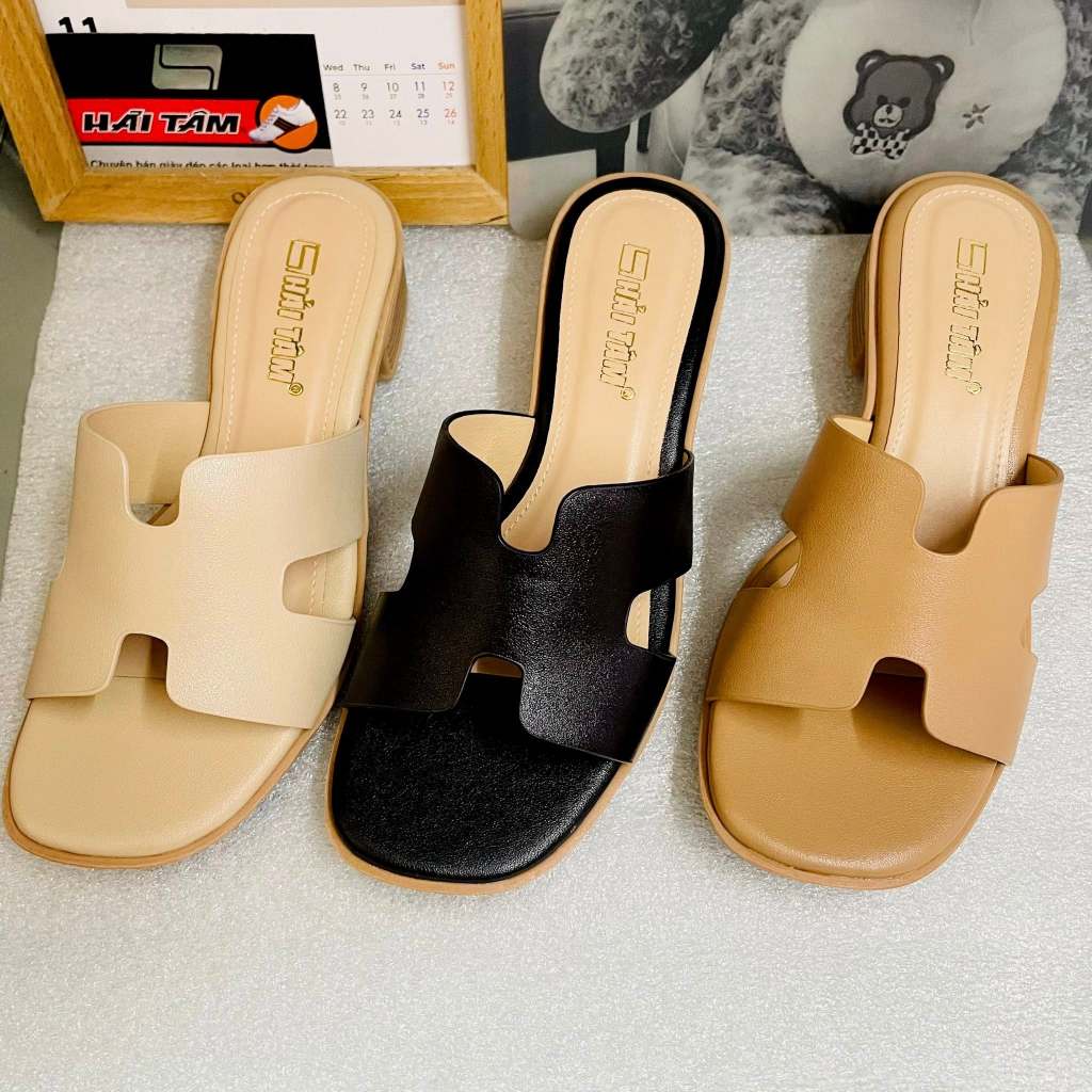 GUỐC CAO GÓT QUAI CHỮ H THANH LỊCH C68