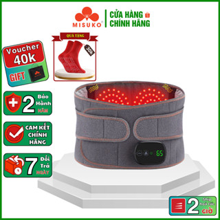 Đai cột sống thoát vị đĩa đệm MISUKO Z6 plus, hỗ trợ định hình, massage, chườm nóng, giảm đau mỏi , chất liệu tốt