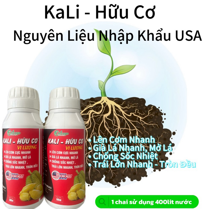 kali hữu cơ 450ml