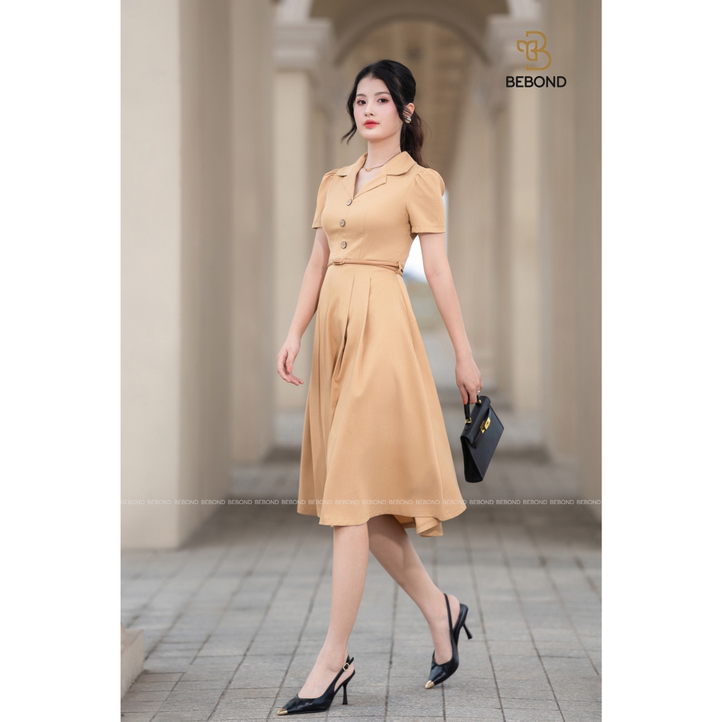 BEBOND - Đầm kiểu JENNIFER màu BE