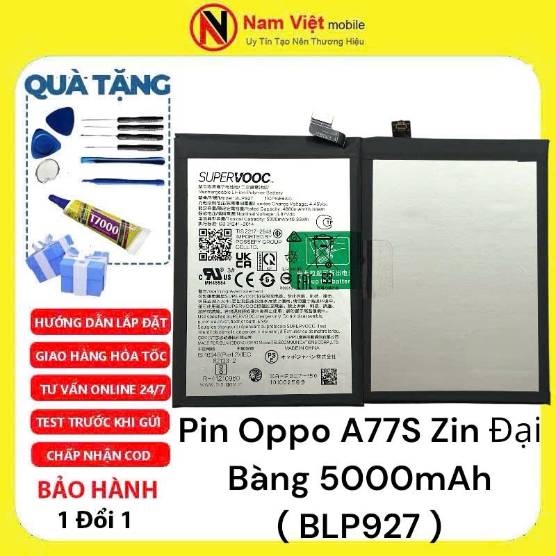 Pin Oppo A77S Zin Đại Bàng 5000mAh (BLP927)