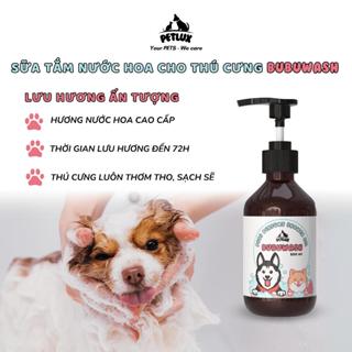 Sữa Tắm Cho Chó, Mèo Bubuwash Thơm Lâu, Loại Bỏ Ve, Rận, Nấm Ngứa, Viêm Da, Khử Hôi, Dưỡng Mượt Lông