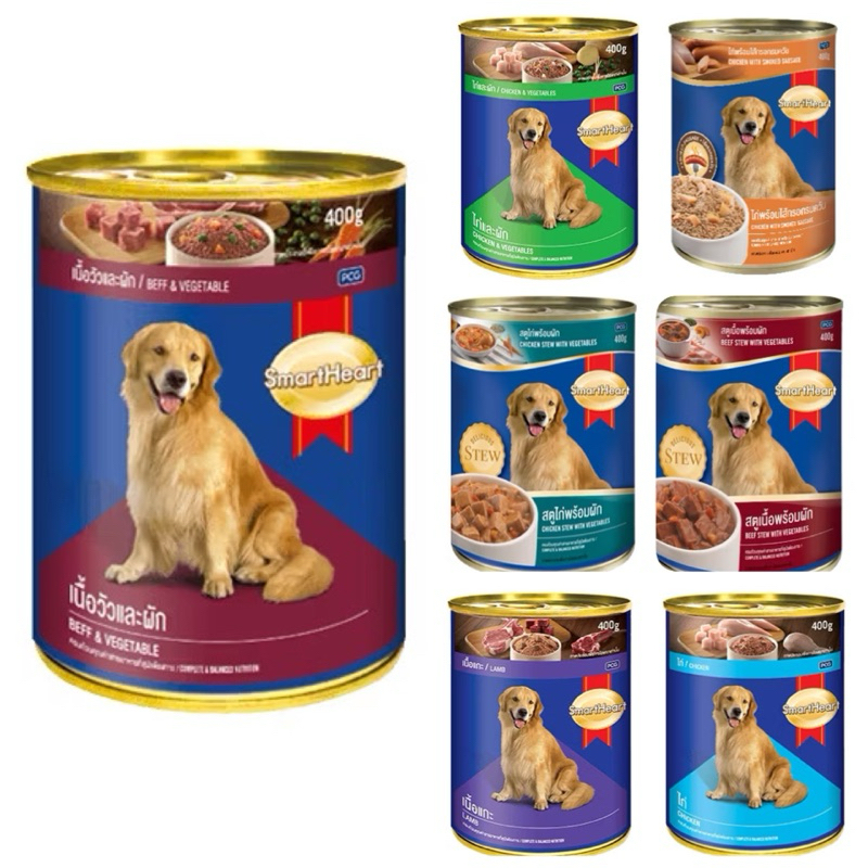 Pate Lon Smartheart Vị Bò/Gà&Gan 400g
