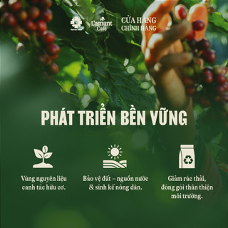 Cà Phê Hạt Rang L’amant Magic Espresso – Tối ưu cho pha máy – Blend Arabica & Robusta – Gói 250g