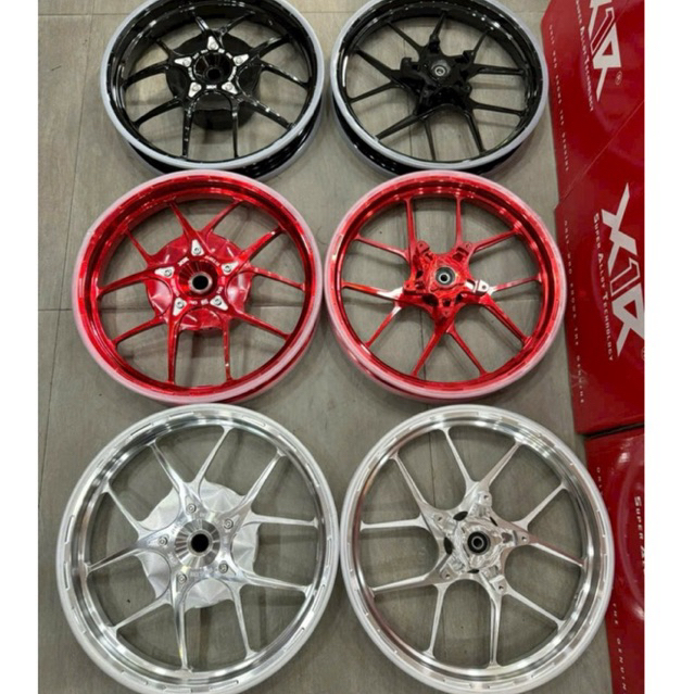 Mâm X1R CNC 533 mẫu xương cá bánh trước 5 lỗ : AB 150