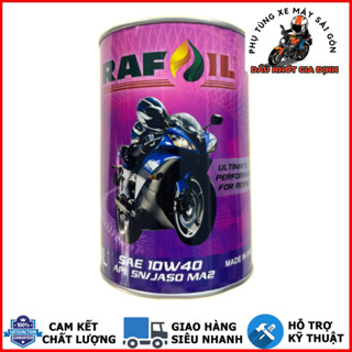 Nhớt tổng hợp RAFOIL 10W40 dành cho xe số, côn tay - Nhập khẩu UAE
