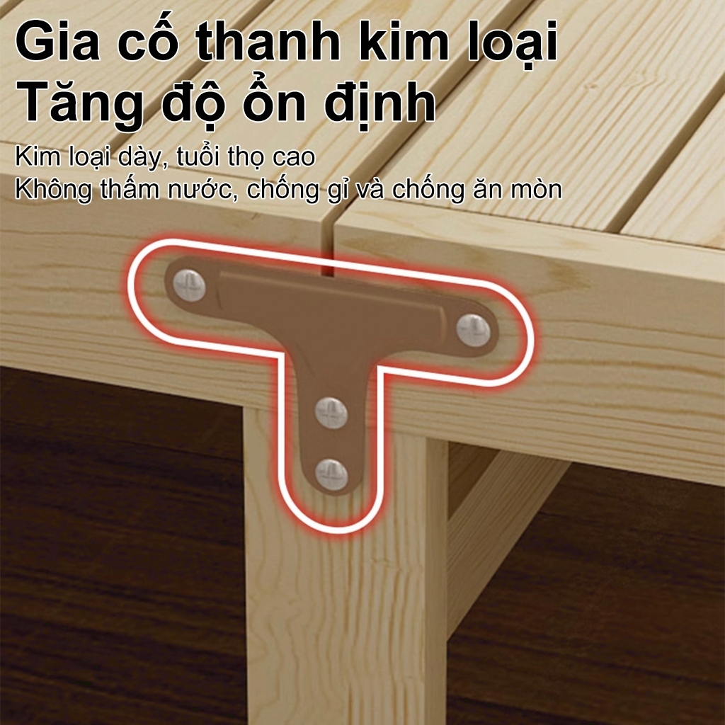 Giường Ngủ Gỗ Thông Tiện Lợi Đa Năng Chất Liệu Thiên Nhiên,Giường Gấp Gọn An Toàn Cho Da,- BH 1 năm | BigBuy360 - bigbuy360.vn