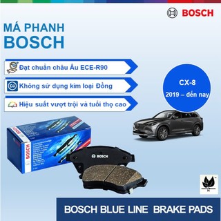 MÁ PHANH TRƯỚC BOSCH BLUE LINE: MAZDA CX8 ĐỜI XE 2019 ĐẾN NAY