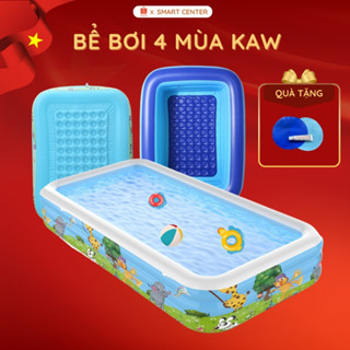 Hồ Bơi Phao, Bể Bơi Mini KAW 3 Tầng, Thành Cao, Chống Trượt, Đủ Size - Hàng Chính Hãng