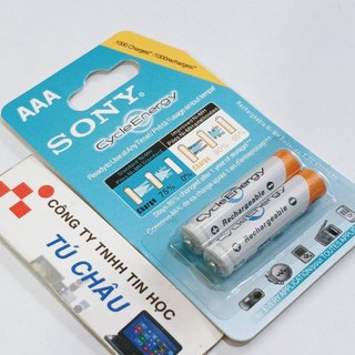 Pin sạc AAA SONY CycleEnergy / 1 Cặp (Vĩ 2 Viên)
