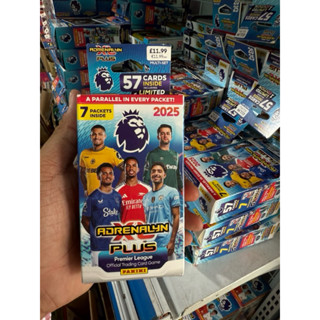 [ Multi Set PLUS 2025 ] Hộp Chứa Gói Thẻ Multi Set Panini Adrenalyn XL Permier League PLUS 2025 24/25( 57 Thẻ )